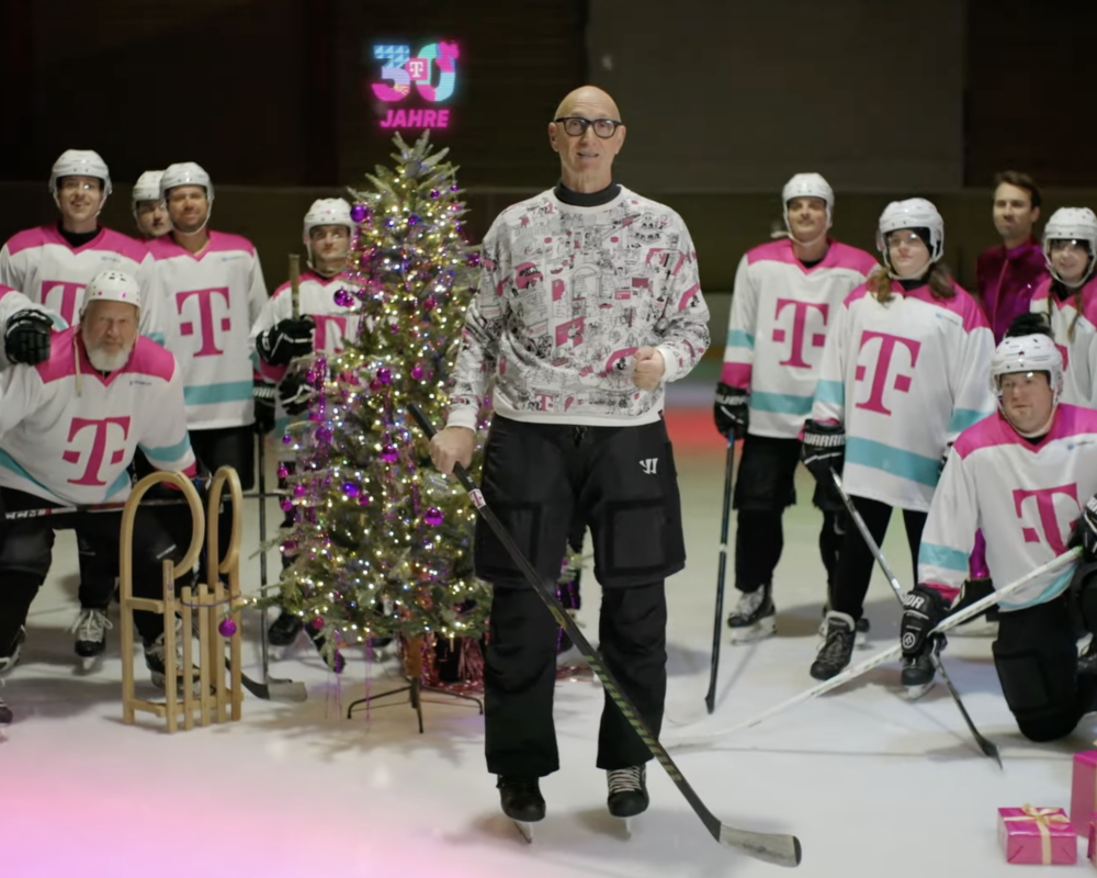 Weihnachtsgrüße vom Telekom Chef